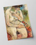 Jules Pascin - Nackte sitzende Frau