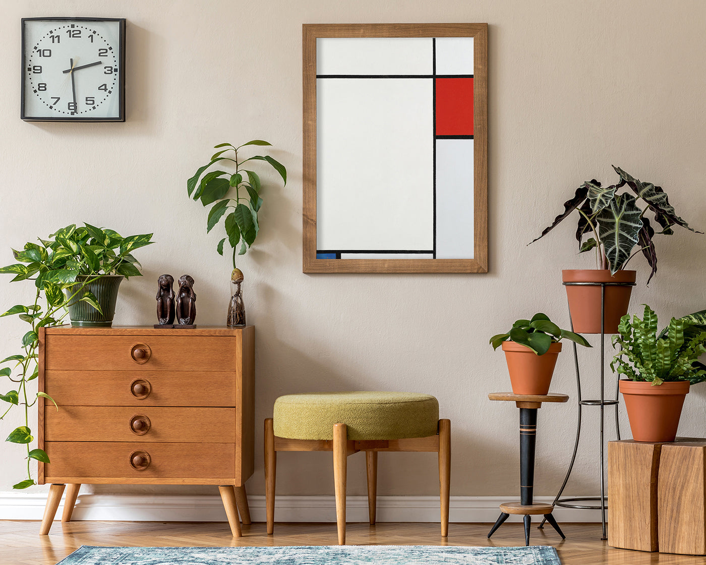 Piet Mondrian - Komposition - Bunte Geometrie