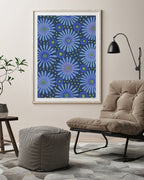 Paul Poiret zugeschrieben - Textil-Design mit Blumen, Kreisen und Punkten