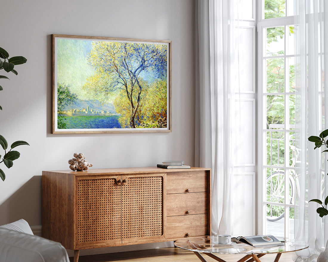 Claude Monet - Antibes, Blick vom Salis Garten