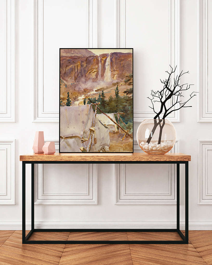 John Singer Sargent - Camp und Wasserfall