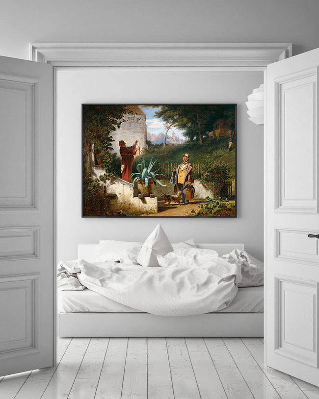 Carl Spitzweg - Jugendfreunde Main Image