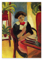 August Macke - Abstrakt Elizabeth Reading