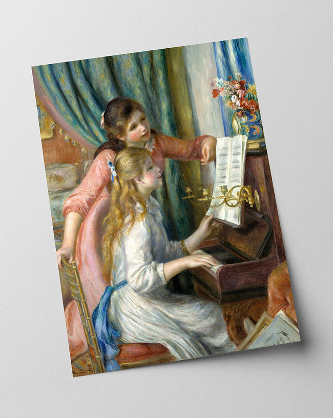 Auguste Renoir - Zwei junge Mädchen am Klavier Main Image