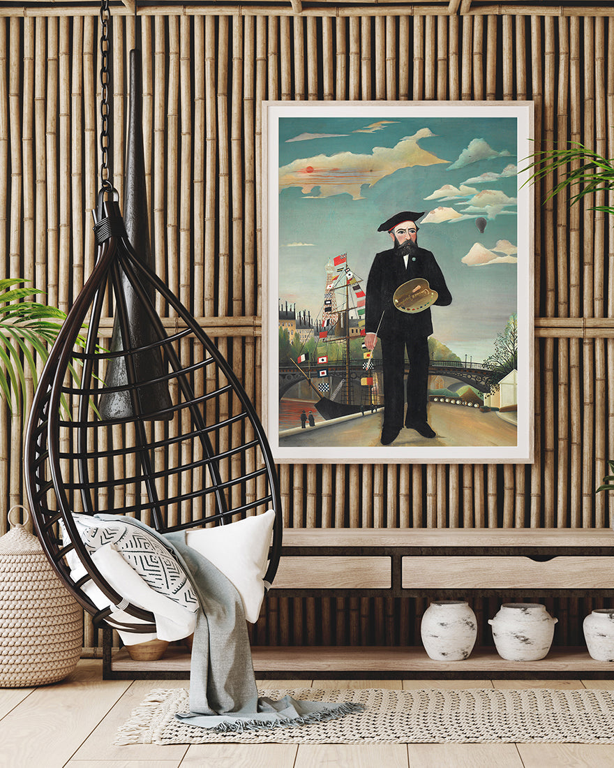 Henri Rousseau - Selbstbildnis mit Palette