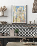 Claude Monet - Kathedrale von Rouen, West-Fassade, Sonnenlicht (1894)