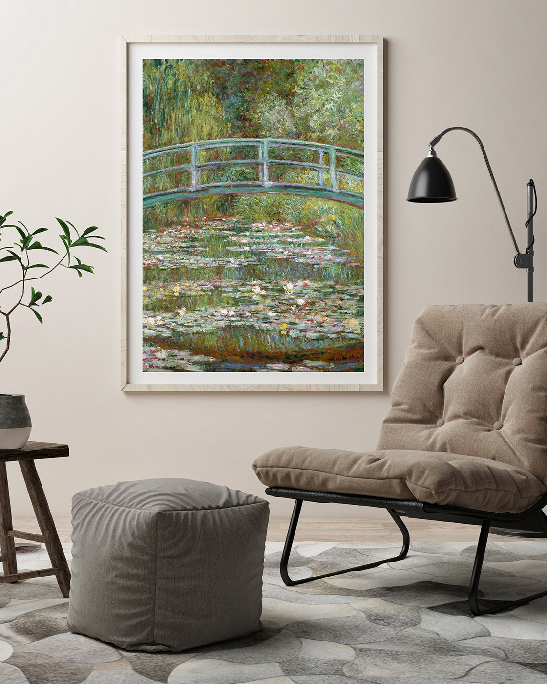 Claude Monet - japanische Brücke über den Seerosenteich (1899)