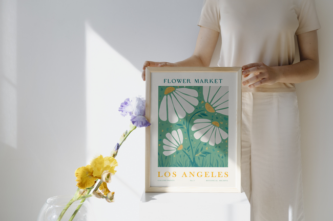 Los Angeles Flower Market Poster Hover Image