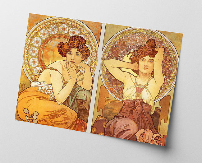 Alfons Mucha - mit zwei Frauen Main Image