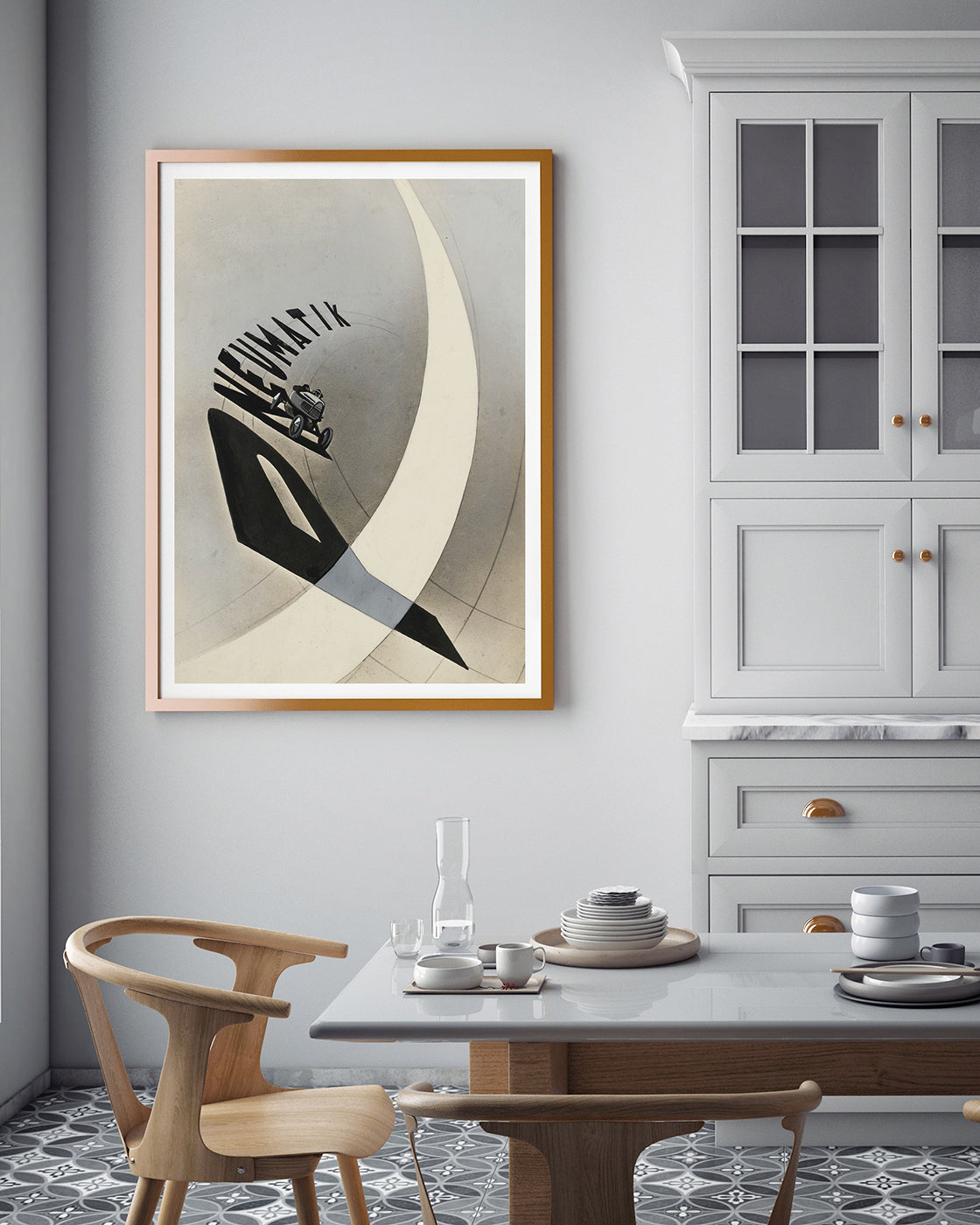 László Moholy Nagy - Pneumatik schwarz-weiß