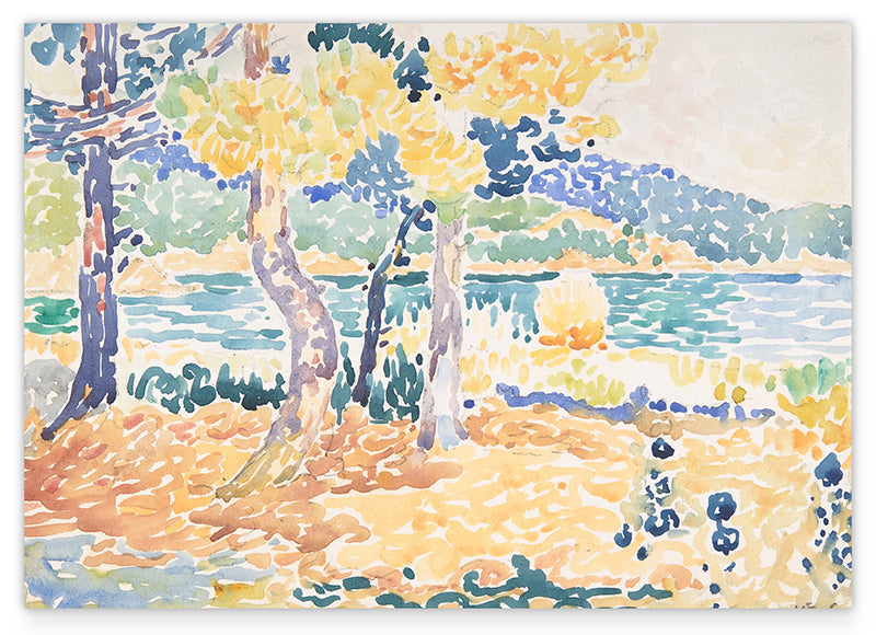 Henri-Edmond-Kreuz - Kiefern an der Küste