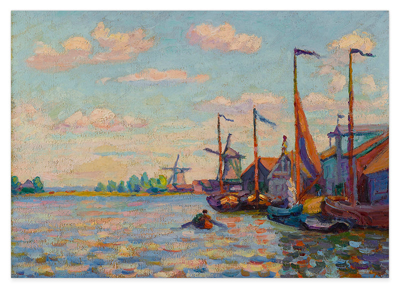 Amedeo Modigliani - Windmills on a Canal in Holland