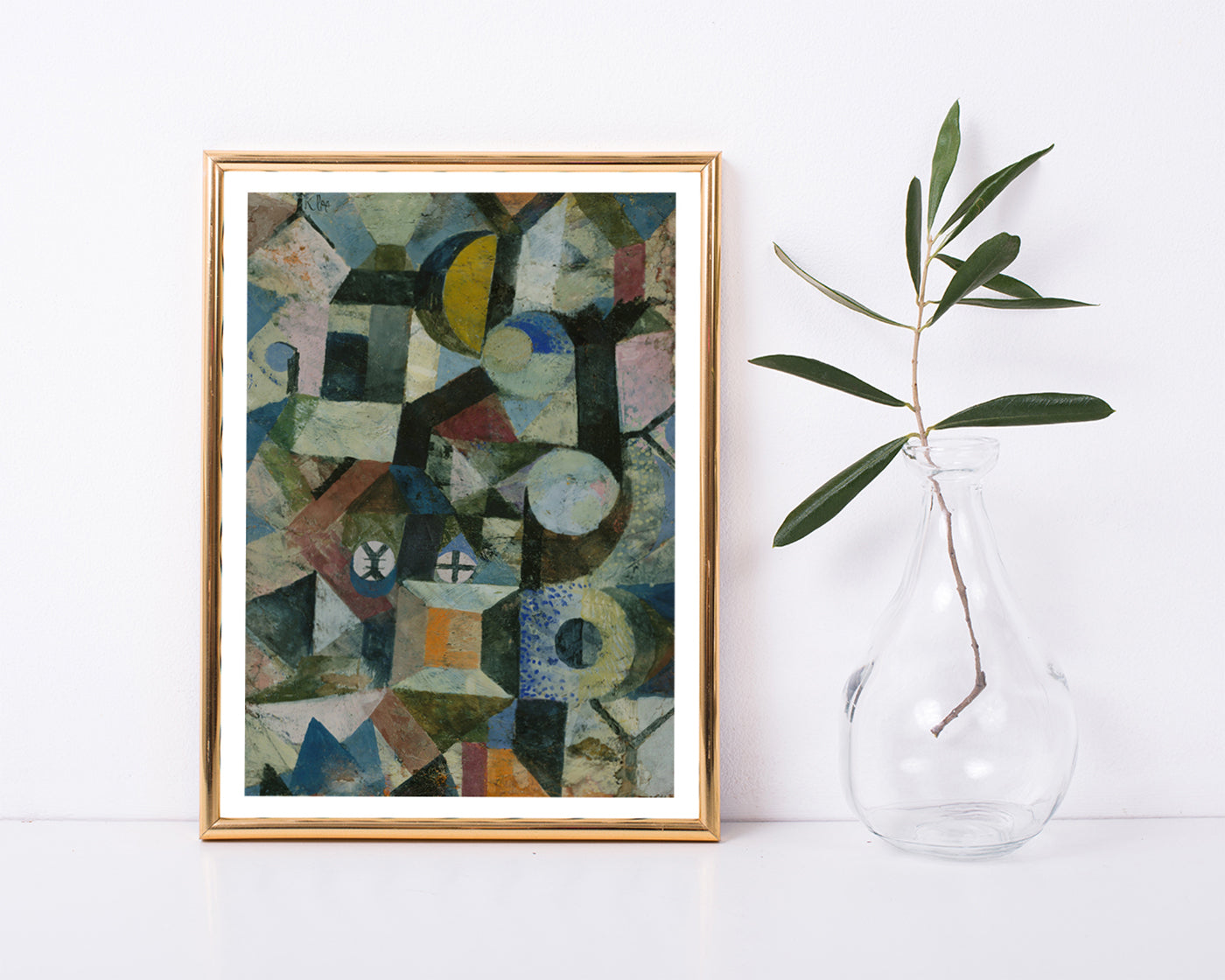 Paul Klee - Komposition mit dem gelben Halbmond und dem Y (1918)