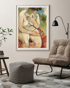 Jules Pascin - Nackte sitzende Frau