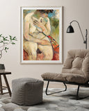 Jules Pascin - Nackte sitzende Frau