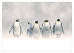 Pinguine im Schnee
