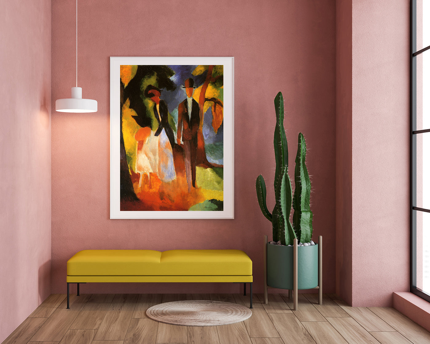 August Macke - Leute am blauen See