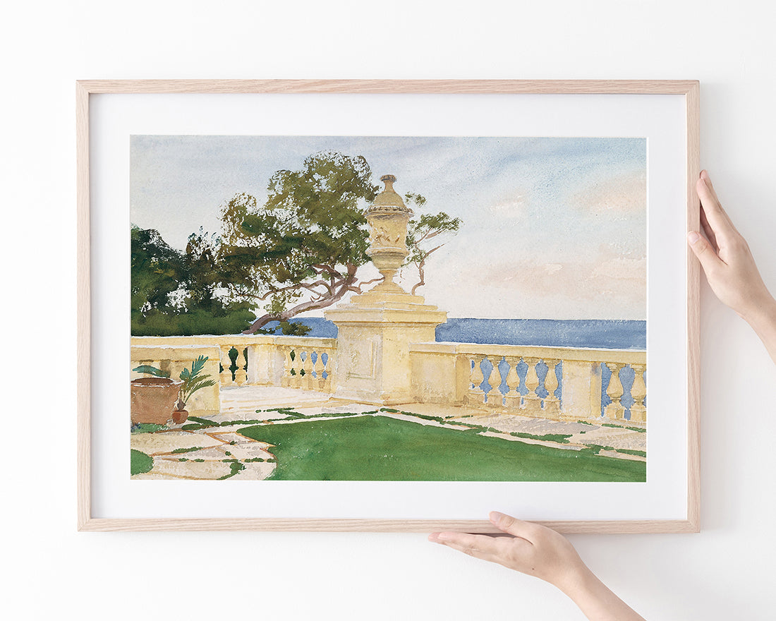 John Singer Sargent - Terrasse, Vizcaya