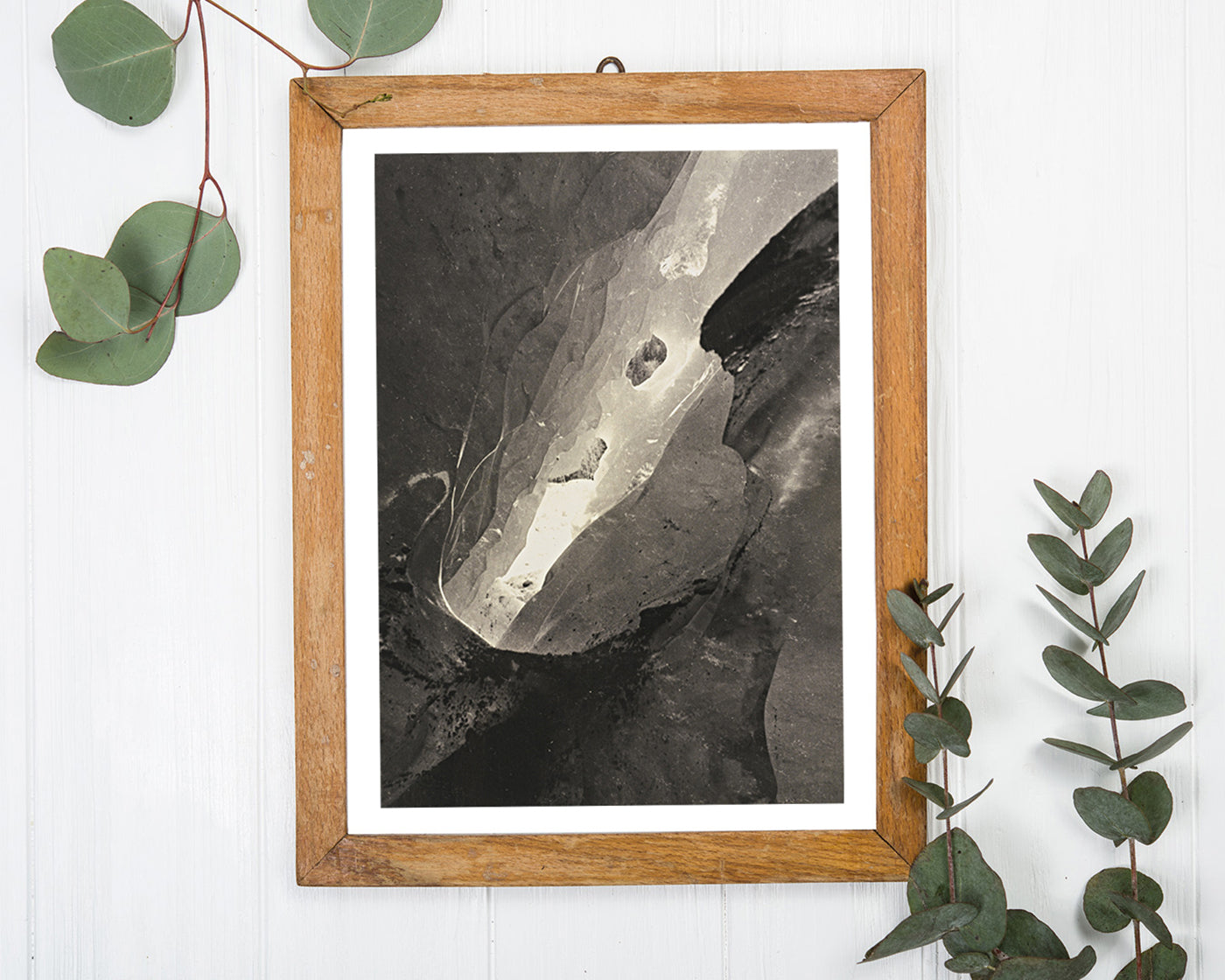 László Moholy Nagy - Schwarz-Weiß Fotografie - Felsen