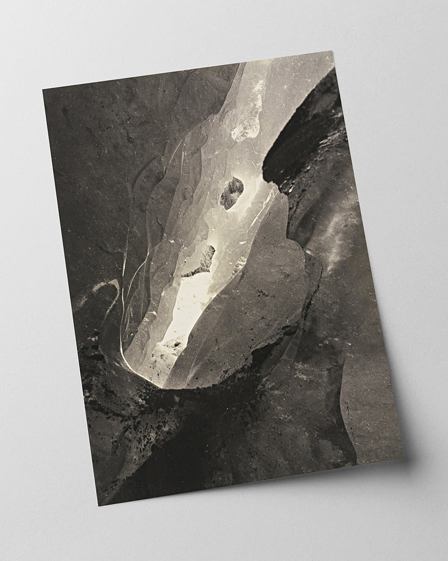 László Moholy Nagy - Schwarz-Weiß Fotografie - Felsen