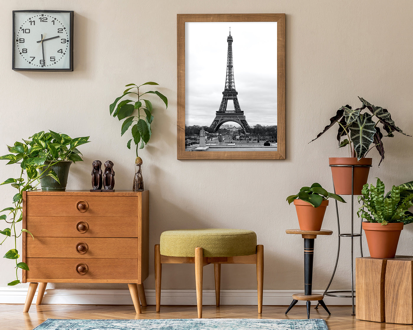 Eiffelturm - Schwarz-Weiß