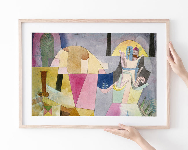 Paul Klee - Schwarze Säulen in der Landschaft (1919) Main Image