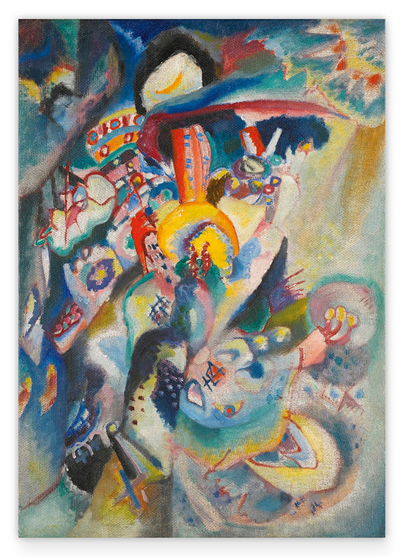 Wassily Kandinsky - Moskau II (1916) Hover Image