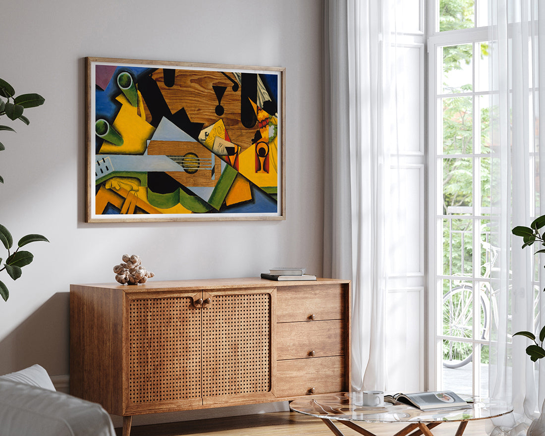 Juan Gris - Stillleben mit einer Gitarre