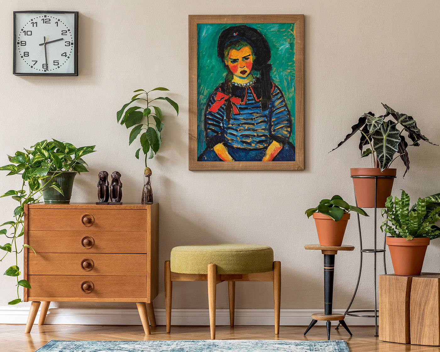 Alexej von Jawlensky - Mädchen mit roter Schleife