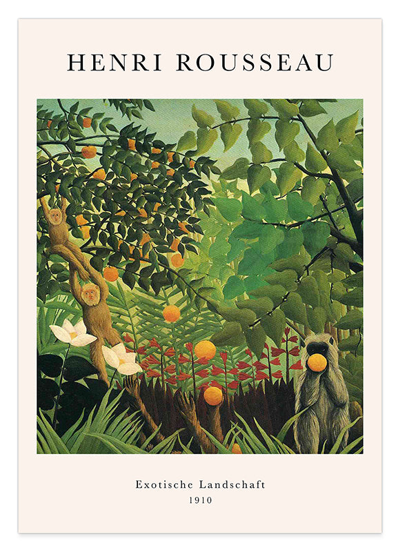 Henri Rousseau - Museum-Poster Exotische Landschaft Hover Image