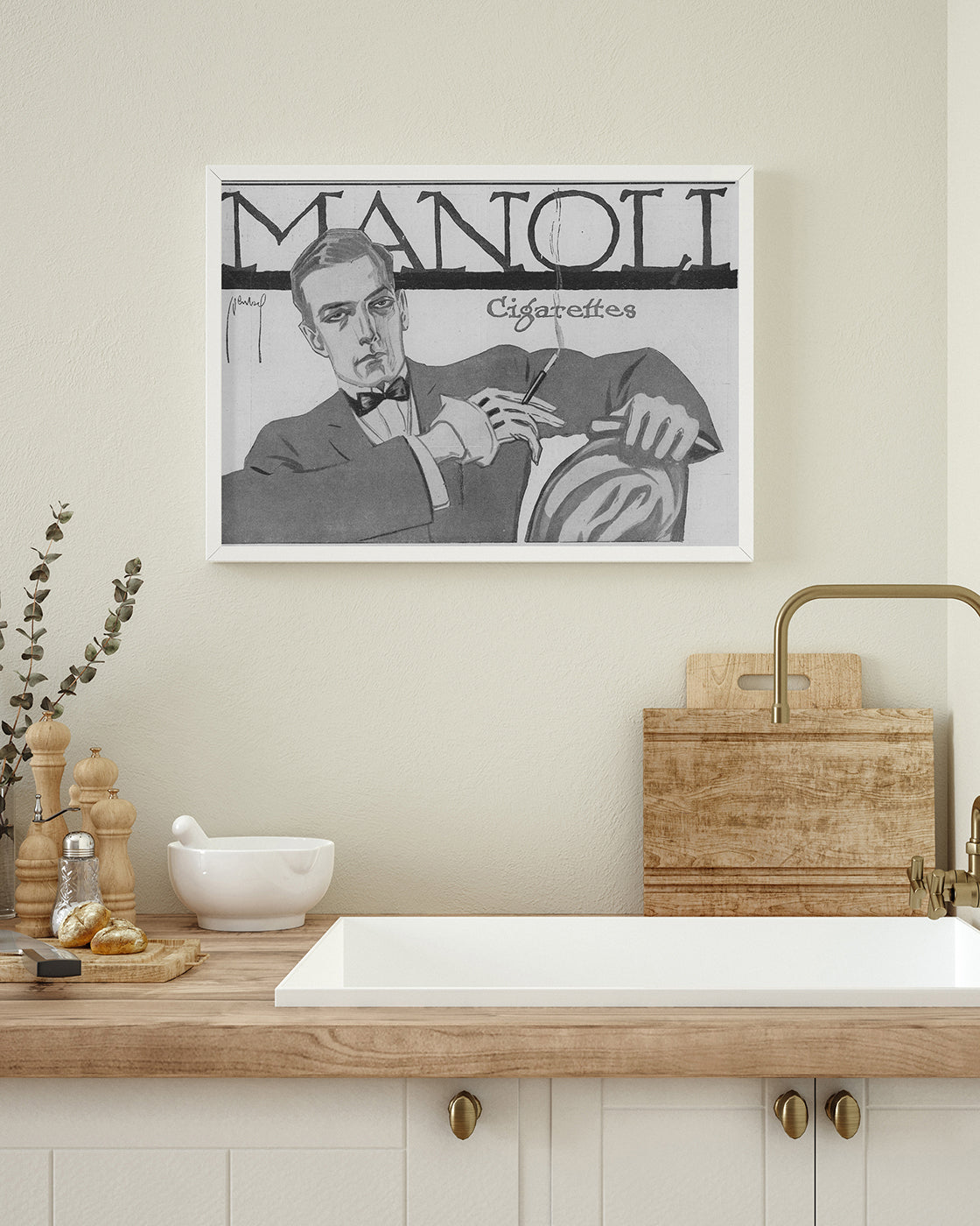 Ernst Deutsch-Dryden - Manoli Cigarettes - Werbung