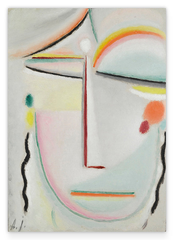 Alexej von Jawlensky - - Abstrakter Kopf: Erleuchtung II
