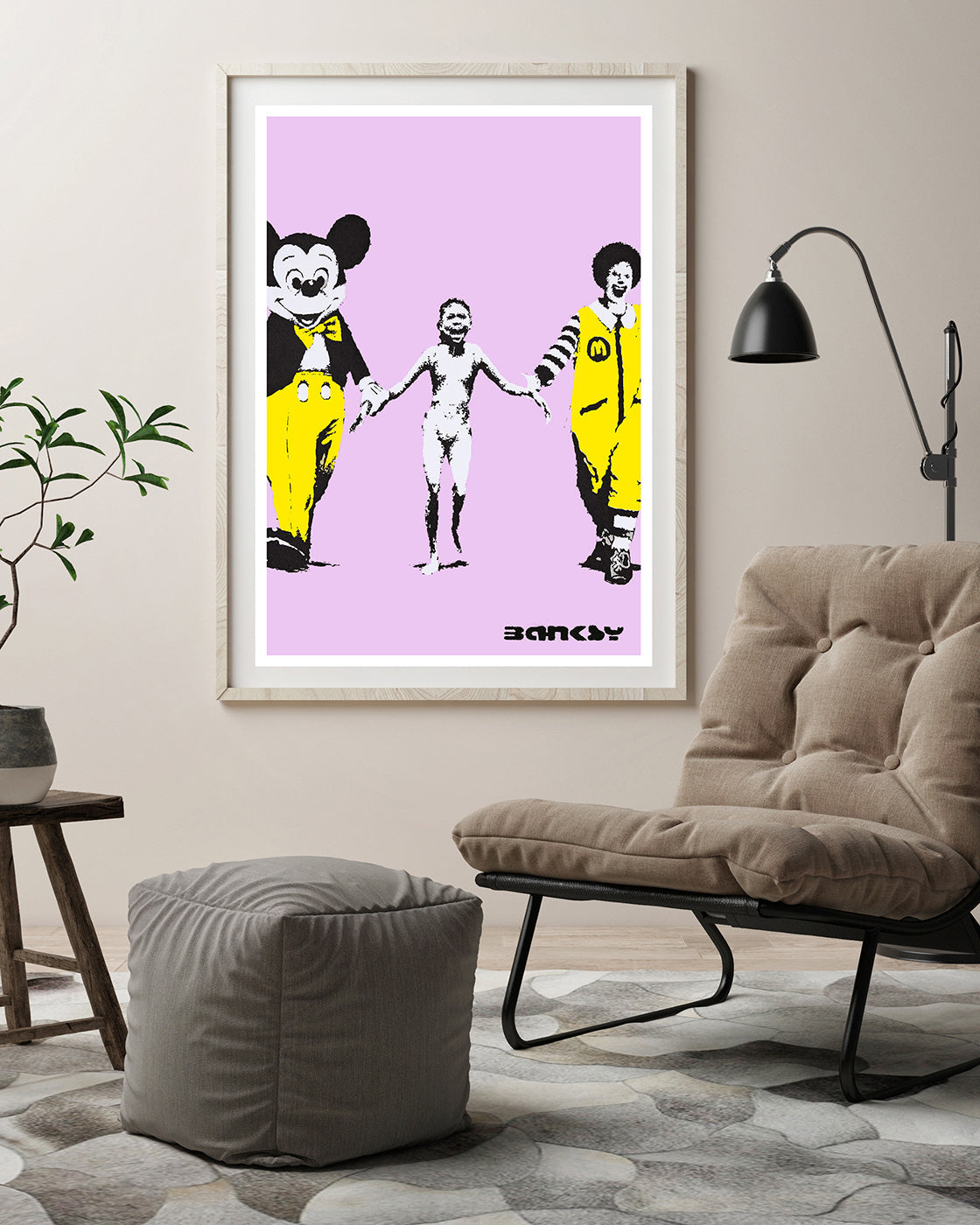 Banksy - Museum-Poster Gesellschaftskritik - Popkultur