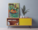 Pierre Bonnard - Korb mit Früchten auf einem Tisch im Garten von Le Cannet