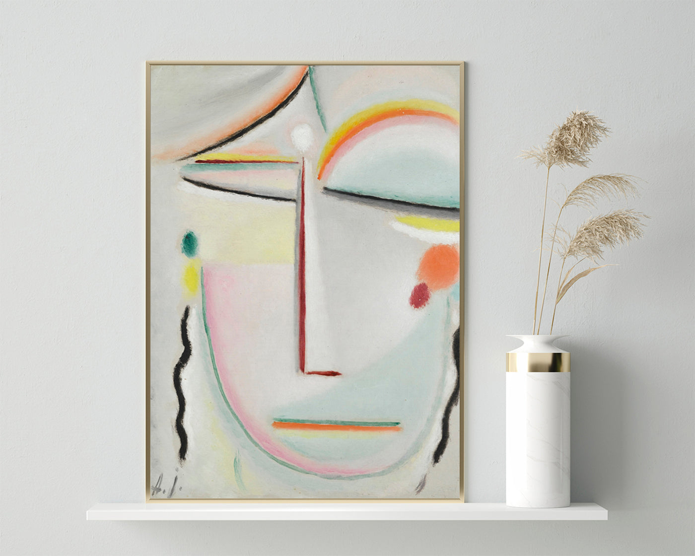 Alexej von Jawlensky - - Abstrakter Kopf: Erleuchtung II