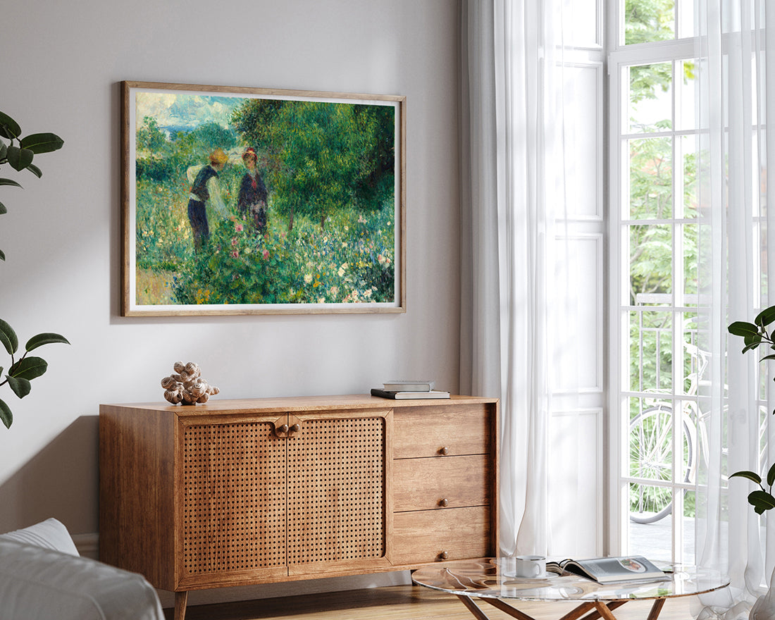 Pierre-Auguste Renoir - Blumen pflücken