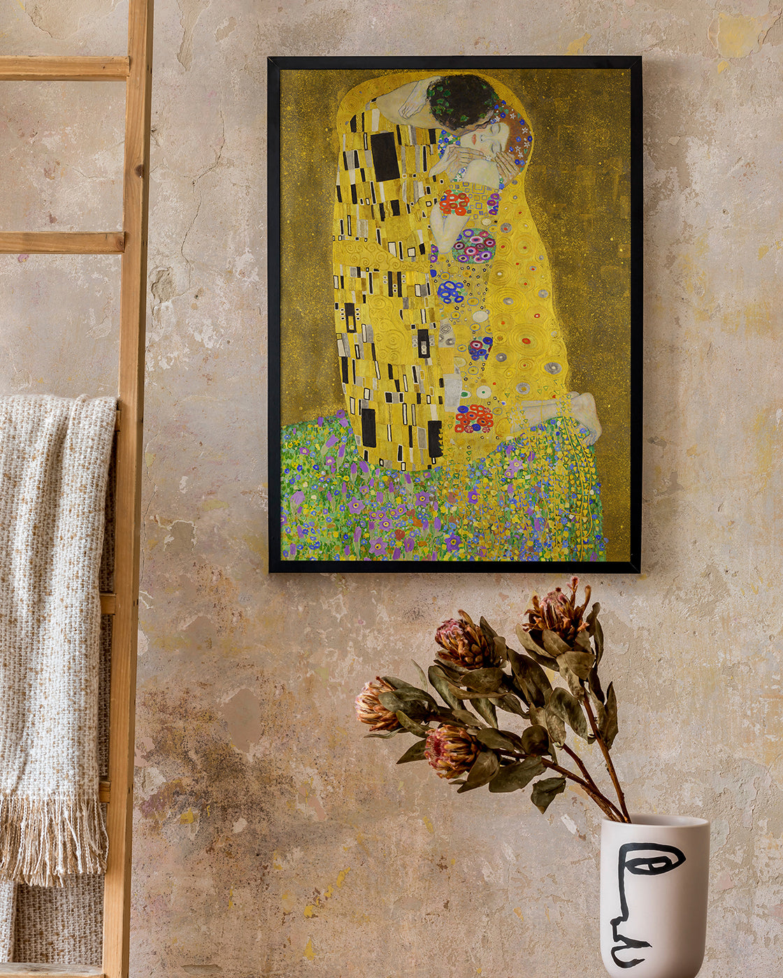 Gustav Klimt - Der Kuss (1907-1908)