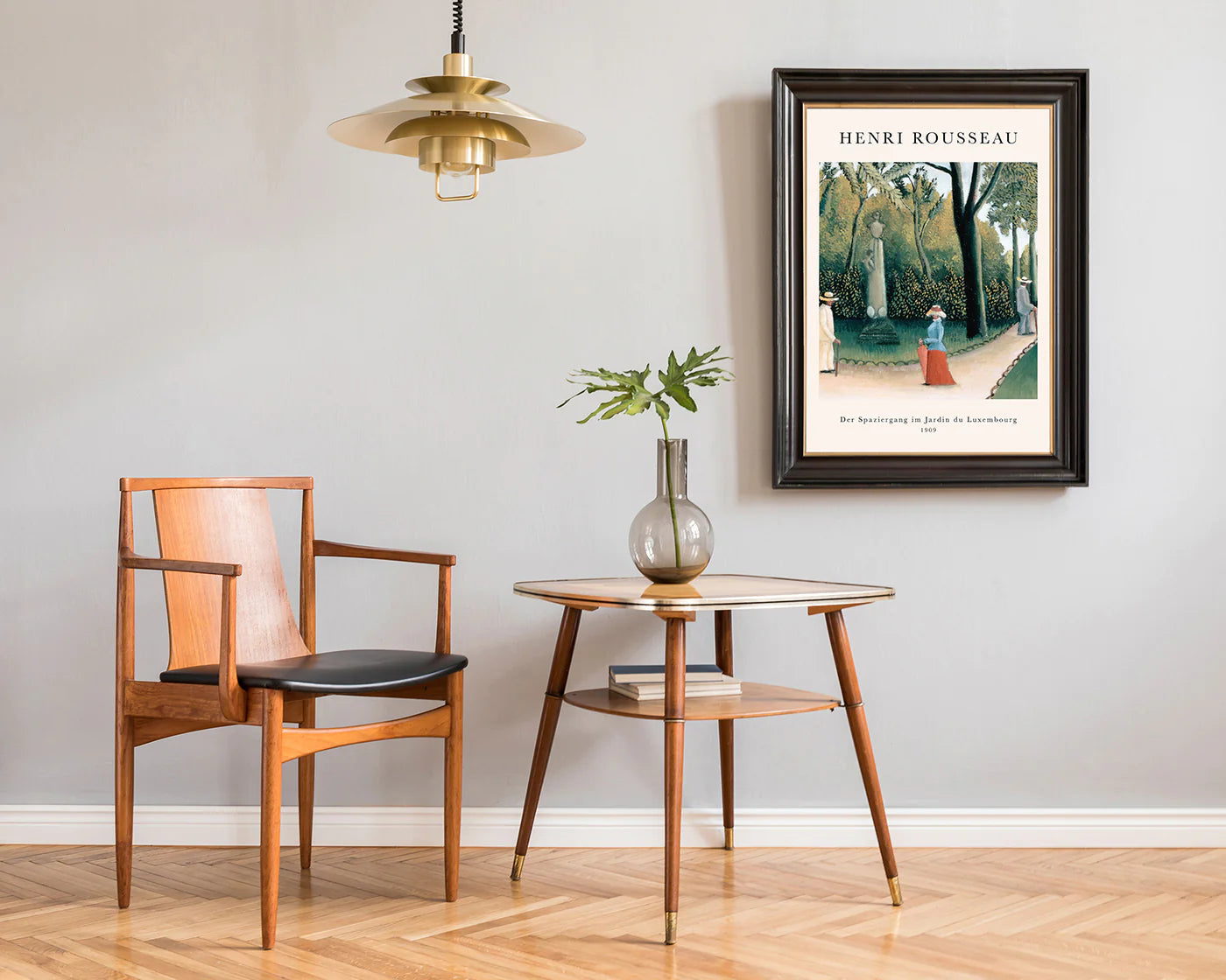 Henri Rousseau - Museum-Poster Der Spaziergang im Jarding du Luxembourg