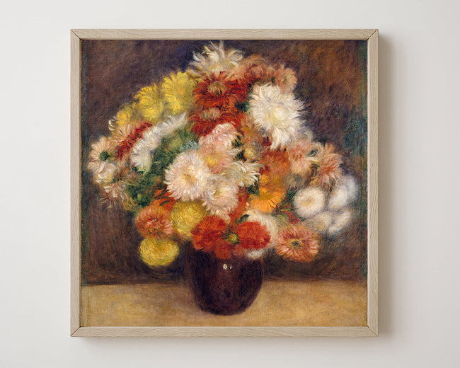 Auguste Renoir - Blumenstrauß aus Chrysanthemen Main Image