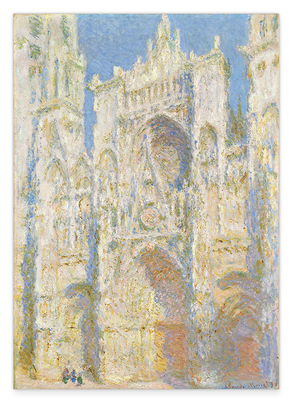 Claude Monet - Kathedrale von Rouen, West-Fassade, Sonnenlicht (1894) Hover Image