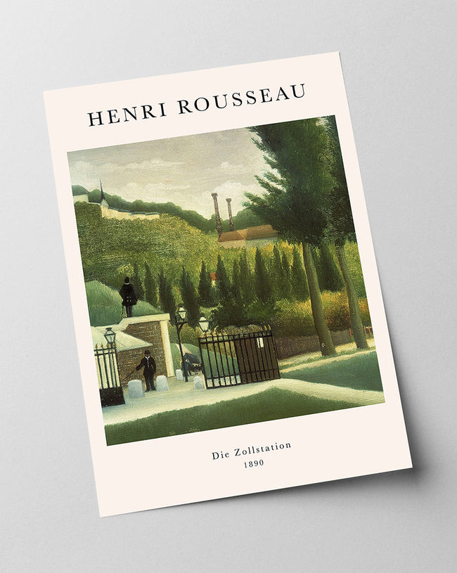 Henri Rousseau - Museum-Poster Die Zollstation Main Image
