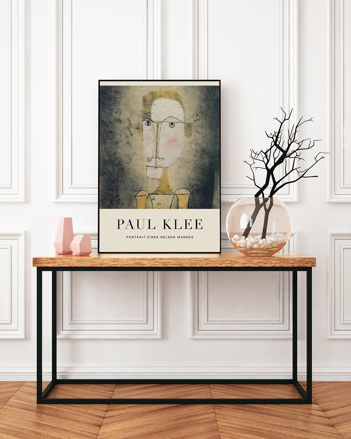 Paul Klee - Museum-Poster Portrait eines gelben Mannes