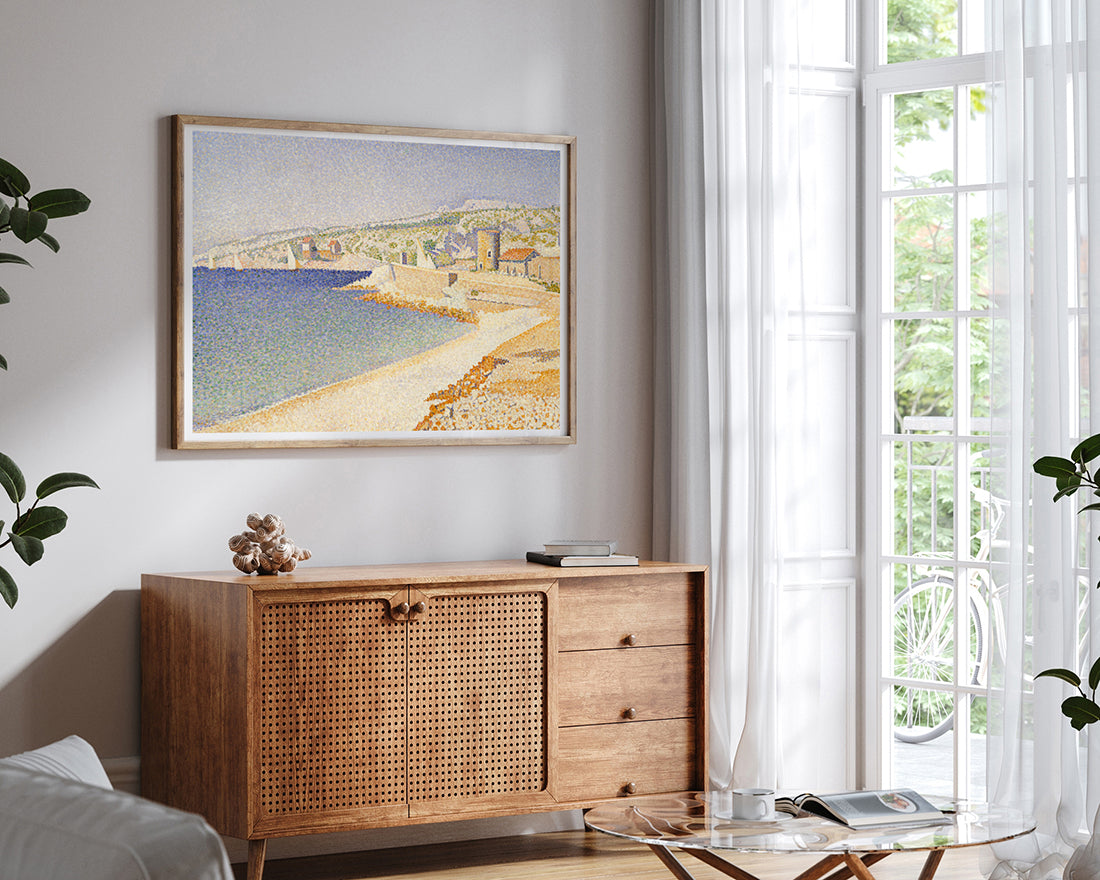 Georges Seurat - Der Anlegesteg in Cassis, Opus 198