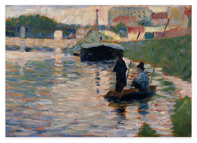Georges Seurat - Blick von der Seine Hover Image
