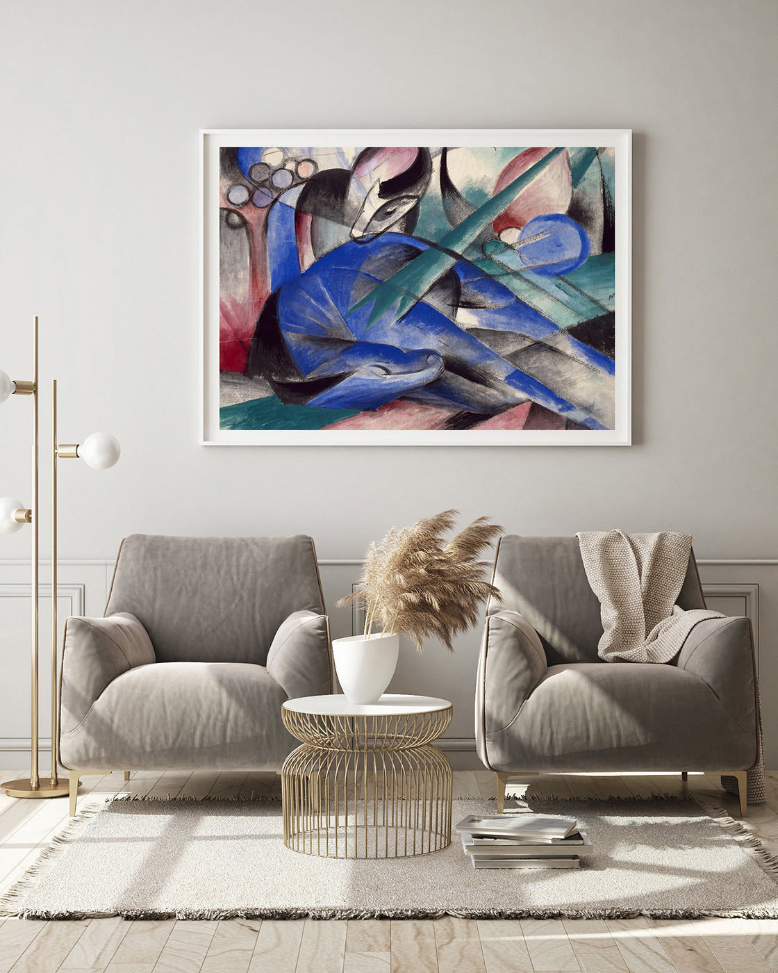 Franz Marc - Träumendes Pferd (1913)