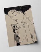 Egon Schiele - Portrait von Gerti Schiele