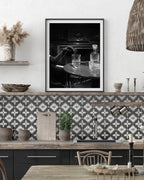 Elegante Drinks - Schwarz-Weiß