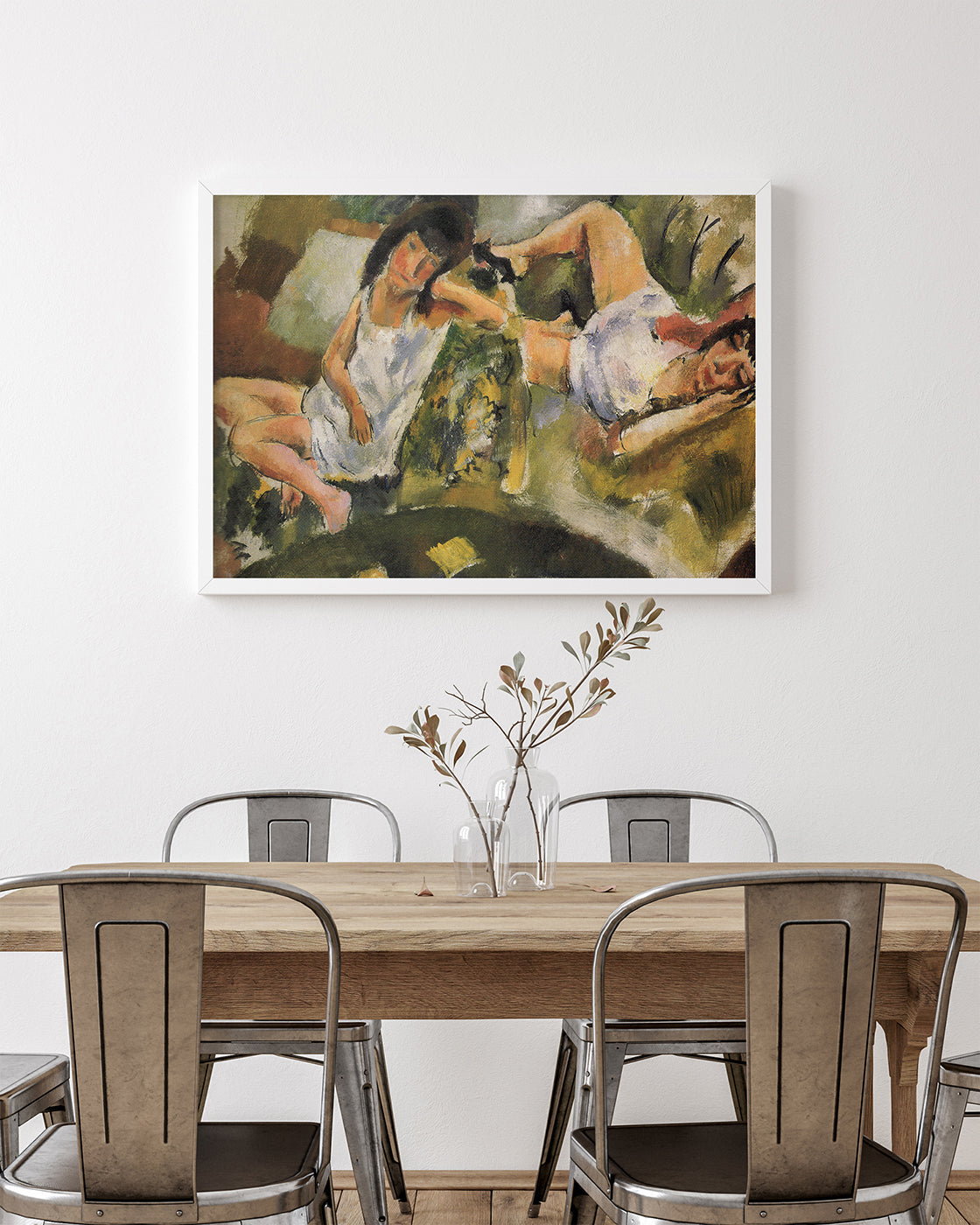 Jules Pascin - Zwei Frauen entspannen