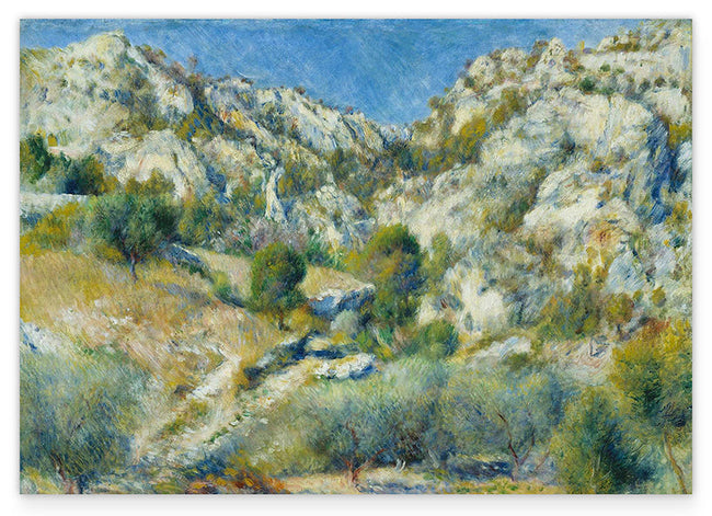 Pierre-Auguste Renoir - Felsige Klippen bei Estaque Hover Image