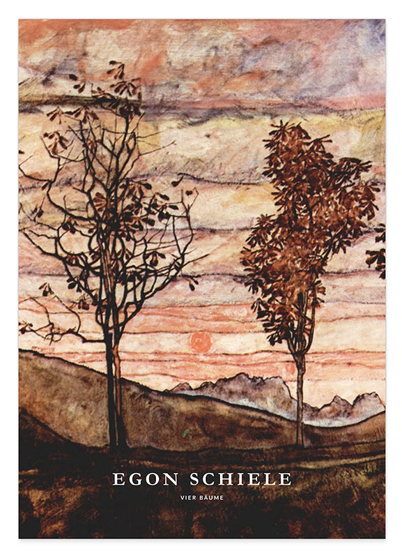 Egon Schiele - Museum-Poster II Vier Bäume (Ein Ausschnitt) Hover Image